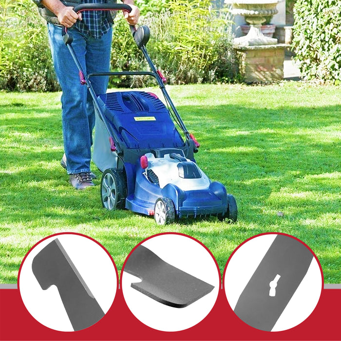 Metal Blade for Spear & Jackson S1740ER S4040X2CR Lawnmower (40cm, Pack of 2)