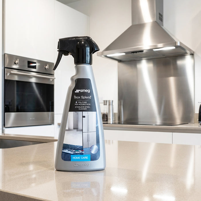 Smeg Inox Splend Stainless Steel Cleaning Detergent Spray Bottle (500ml, 901456)