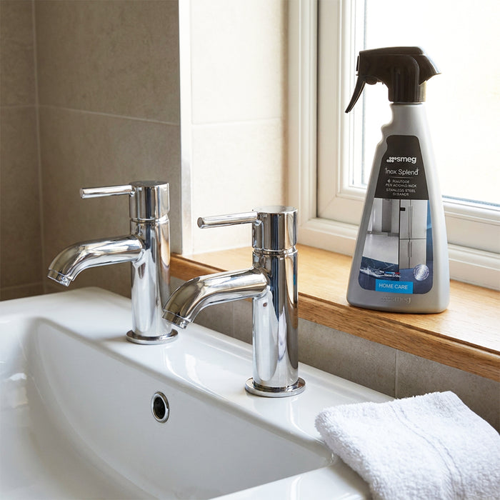 Smeg Inox Splend Stainless Steel Cleaning Detergent Spray Bottle (500ml, 901456)