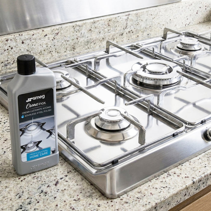 Smeg Crema Inox Stainless Steel Cleaning Degreasing Polishing Cream (280g, 905073)
