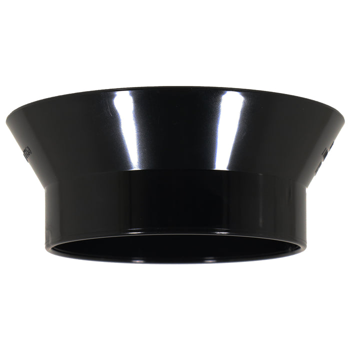 110mm Weathering Collar Soil Solvent Weld Pipe Roof Vent Sleeve Weather Skirt (Black)