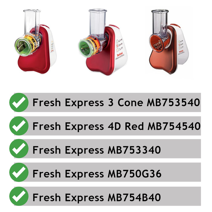 Tefal Body Chopper Shredder Fresh Express MB753540 MB754540 MB753340 MB750G36 MB754B40 SS-193075