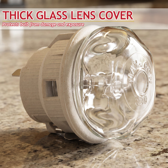 Light Bulb Lamp Assembly for Stoves 444444 Series Oven Cookers (40W, G9, Halogen, 230V)