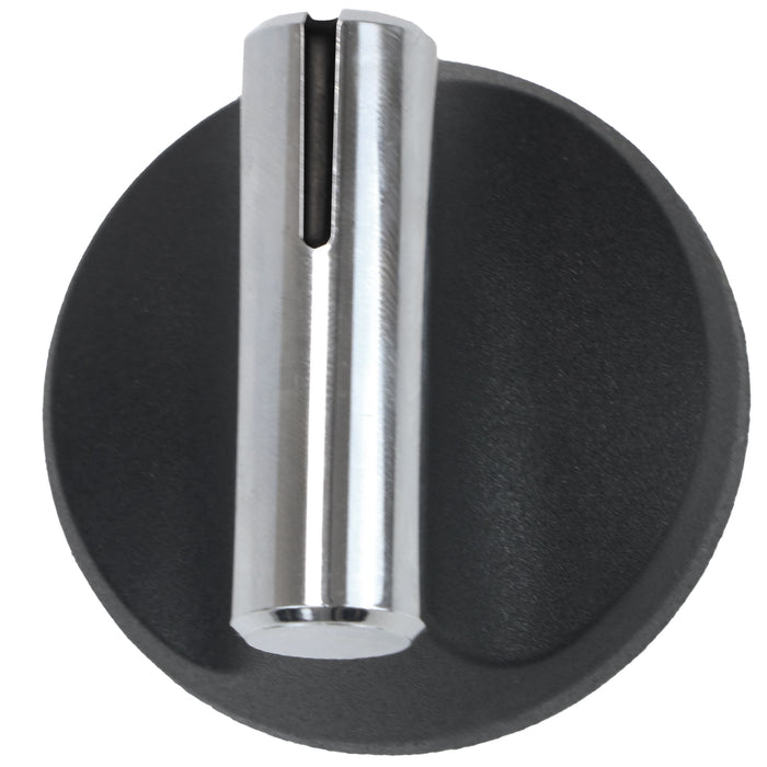 Control Knob For Belling Cooker Fits Stoves Oven Hob 083576300 (Black/Chrome)