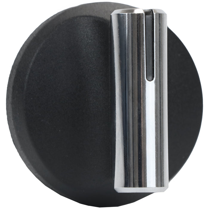 Control Knob For Belling Cooker Fits Stoves Oven Hob 083576300 (Black/Chrome)