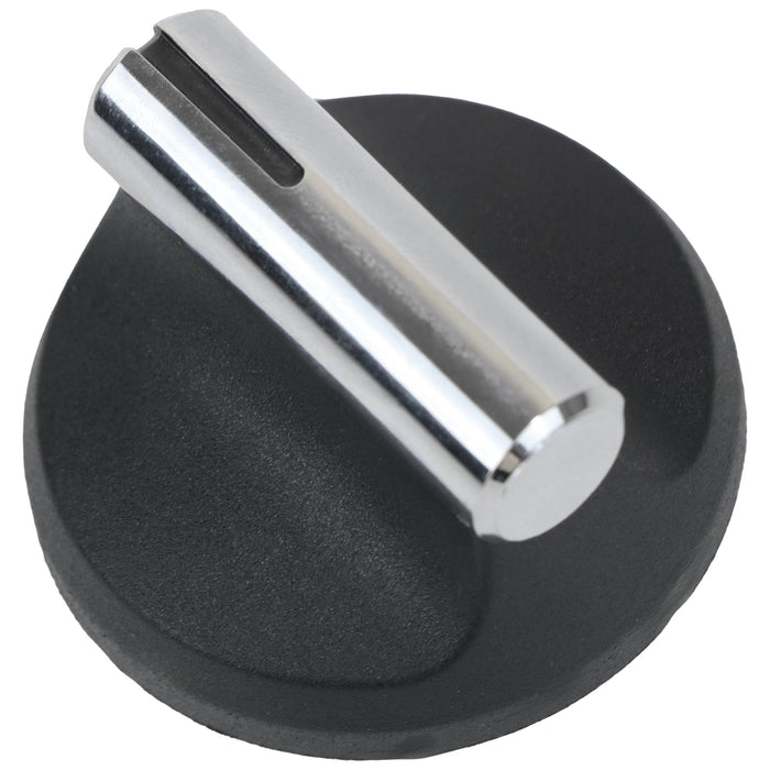 Control Knob For Belling Cooker Fits Stoves Oven Hob 083576300 (Black/Chrome)