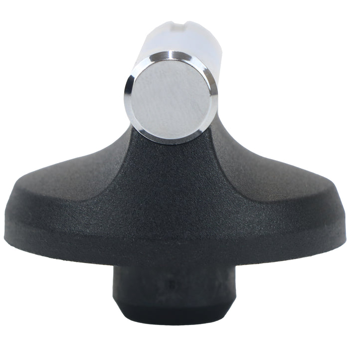 Control Knob For Belling Cooker Fits Stoves Oven Hob 083576300 (Black/Chrome)