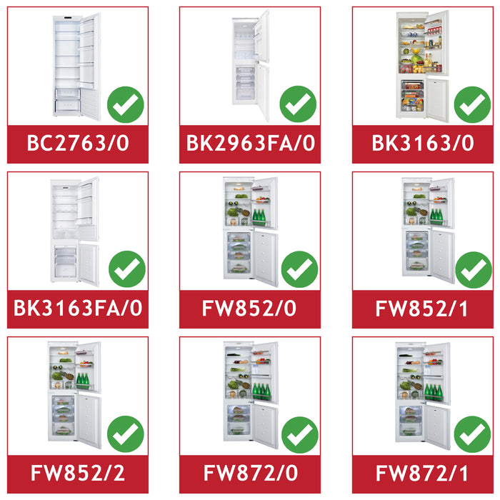 CDA Fridge Door Shelf Lower + Upper BC2763/0 BK2963FA/0 FW852/0 FW852/1 FW872/0