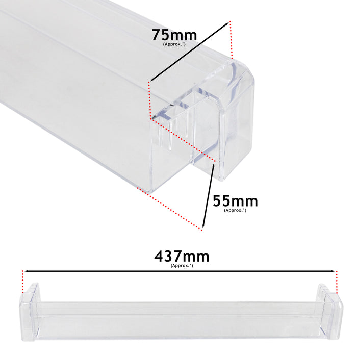 CDA Fridge Upper Door Shelf BC2763/0 BK2963FA/0 FW852/0 FW852/1 FW872/0