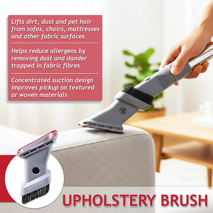 Universal 3 in 1 Vacuum Cleaner Brush Crevice Upholstery Dusting Mini Tool Attachment (32mm)