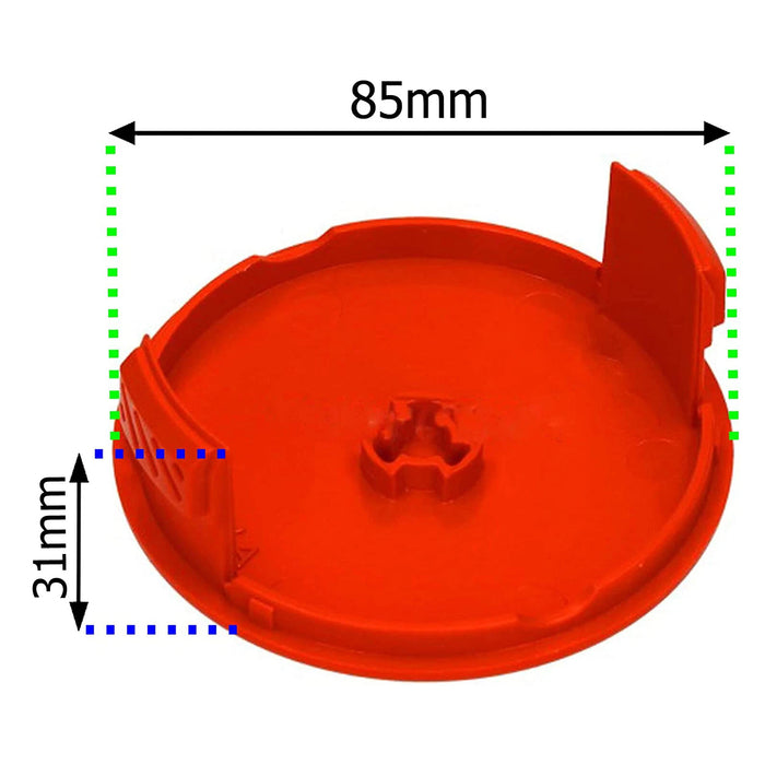 Line Cover Spool Cap for Black & Decker GL430 GL530 GL580 GH500 LST220 Trimmer
