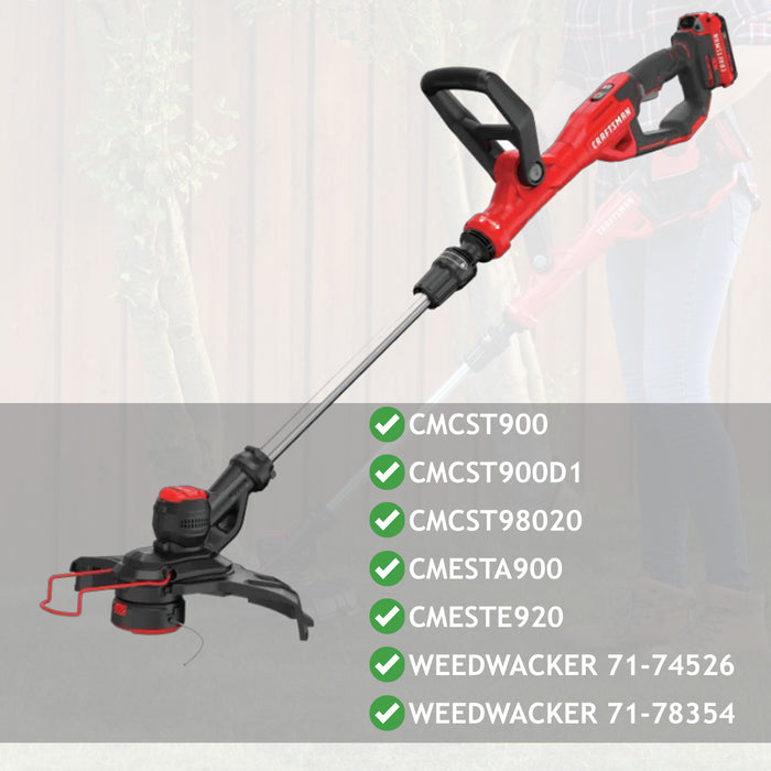 Spool & Line for Craftsman CMCST900 CMCST900D1 CMCST98020 CMESTE920 Grass Trimmer Strimmer