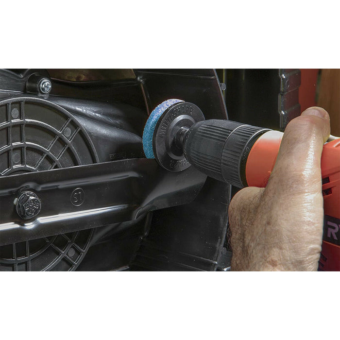 Blade for Qualcast MEH1836 Lawnmower 36cm GDH8BX.00.02 Metal Cutter + Sharpener Attachment