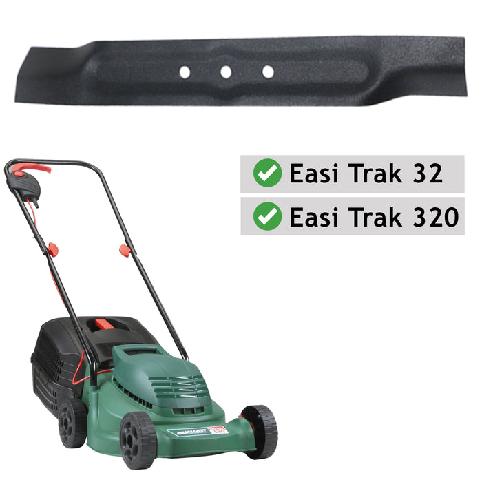 Blade for Qualcast Easi Trak 32 320 Lawnmower 32cm Metal Rotary Cutter