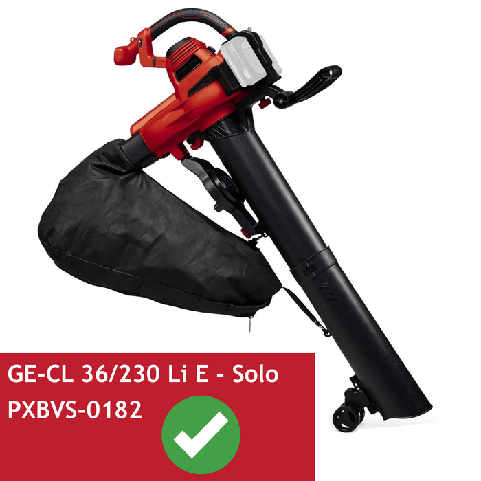 Debris Collection Bag Sack for Einhell PXBVS-0182 GE-CL 36/230 Li E Garden Vac Leaf Blower Vacuum