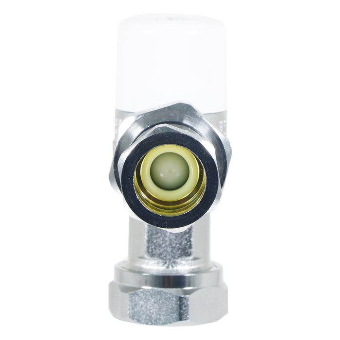 Tower 22mm TMV Thermostatic Mixing Valve Water Supply Blending Compression Fitting Kit (Brass, Chrome Plated)