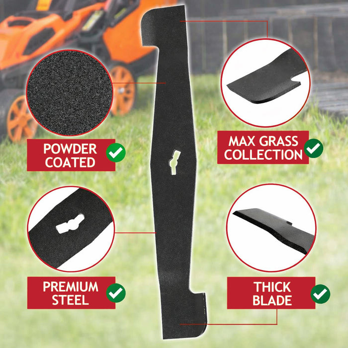 Blade for Yard Force LMG32 / LTG30 Lawnmower 32cm Metal Grass Mower Cutter x 2 Blade