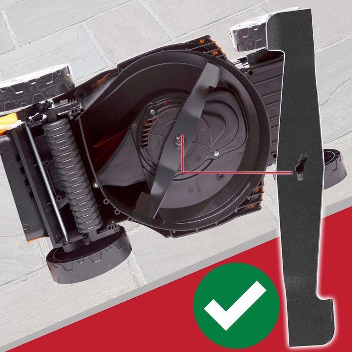 Blade for Yard Force LMG32 / LTG30 Lawnmower 32cm Metal Grass Mower Cutter x 2 Blade