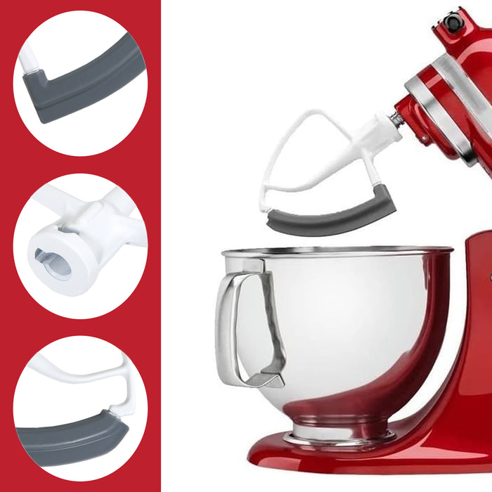 5KFE5T Type Flex Edge Beater for KitchenAid 4.3 4.7 4.8 L Tilt Head Stand Mixer K45SS KSM1 KSM8 KSM9
