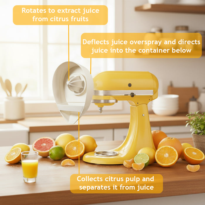 Citrus Juicer Attachment For Cuisinart SM-50 SM-50B SM-50BC SM-50R Stand Mixers