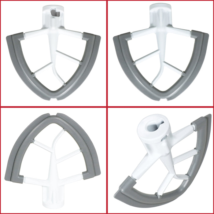 Flexible Edge Beater for KitchenAid 4.3 4.7 4.8 L Tilt Head Mixer K45SS KSM9 KSM100 KSM150
