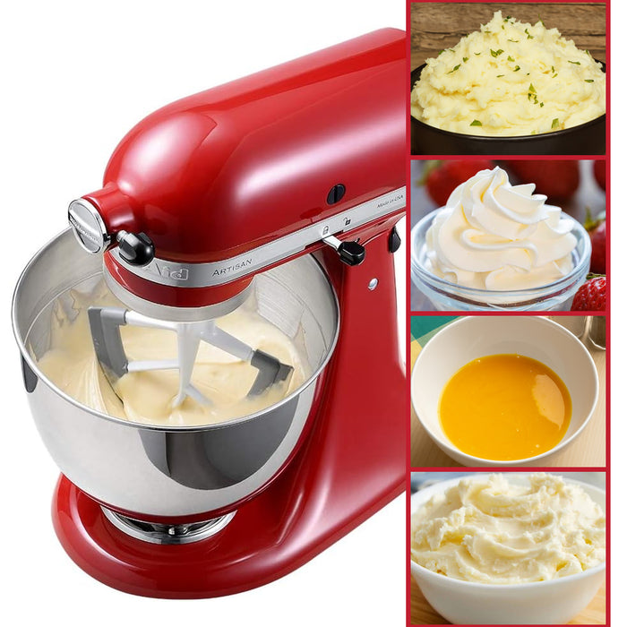 Flexible Edge Beater for KitchenAid 4.3 4.7 4.8 L Tilt Head Mixer K45SS KSM9 KSM100 KSM150