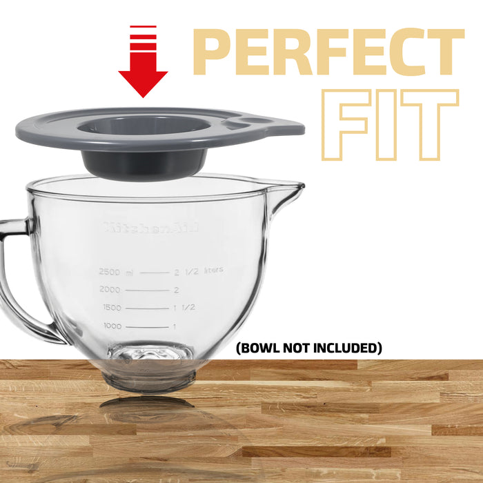 Bowl Cover for KitchenAid Glass K5GB 4.7L 4.8L litre 5quart Mixing Lid 5KSM5GBS