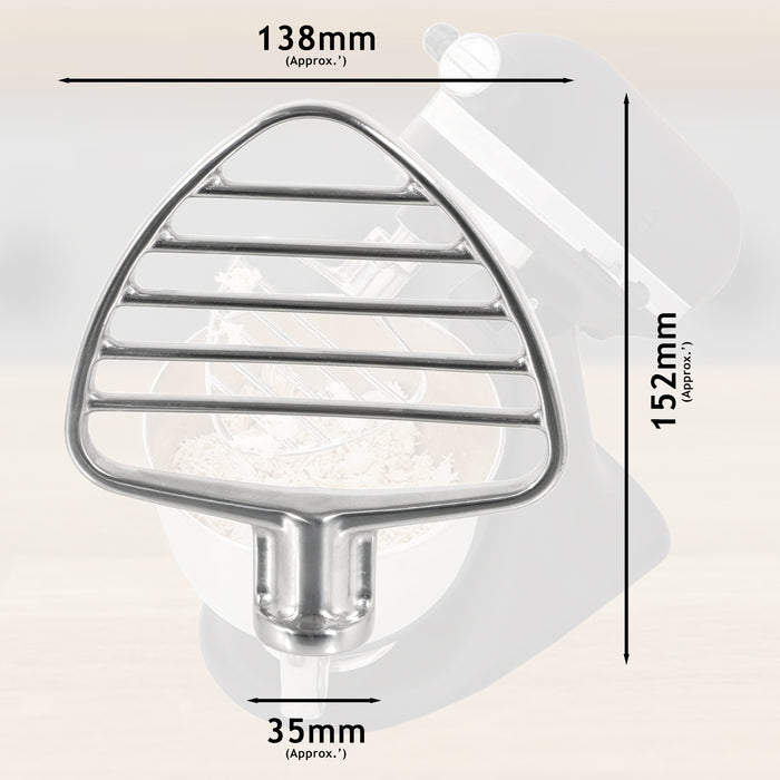 Pastry Beater KSMPB5SS Type for KitchenAid 4.3 4.7 4.8 L Tilt Head Stand Mixer KSM100 KSM103 KSM110