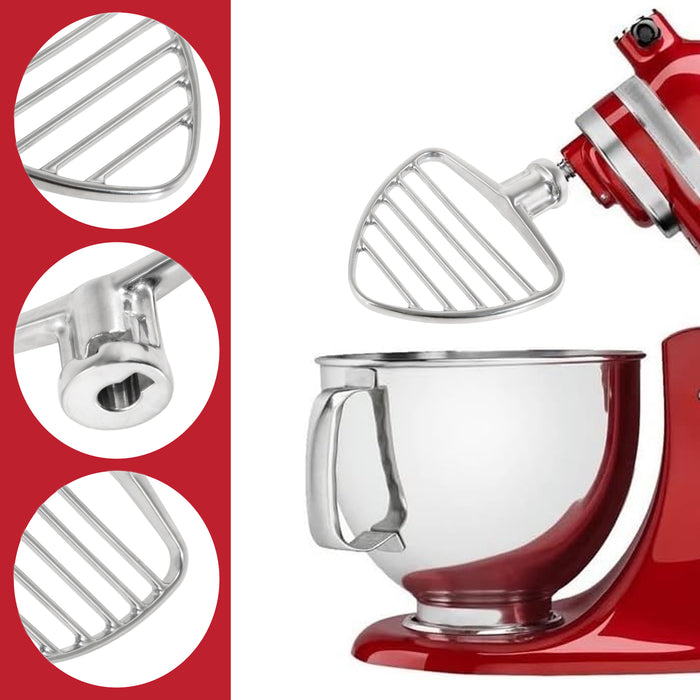 Pastry Beater KSMPB5SS Type for KitchenAid 4.3 4.7 4.8 L Tilt Head Stand Mixer KSM100 KSM103 KSM110