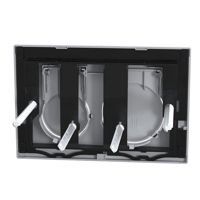 Luxury Flush Plate Kit for Skylo Concealed Toilet Cistern Wall Hung Frame (Chrome Silver, 245mm x 165mm)