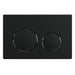 Luxury Flush Plate Kit for Concealed Toilet Cistern Wall Hung Frame (Matt Black, 245mm x 165mm)