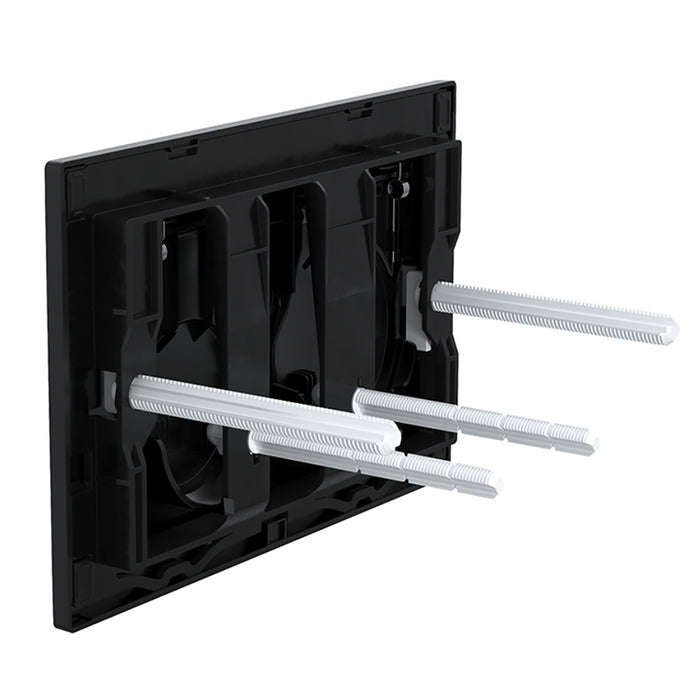 Luxury Flush Plate Kit for Skylo Concealed Toilet Cistern Wall Hung Frame (Matt Black, 245mm x 165mm)