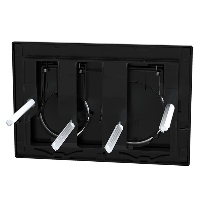 Luxury Flush Plate Kit for Skylo Concealed Toilet Cistern Wall Hung Frame (Matt Black, 245mm x 165mm)