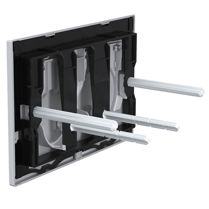 Luxury Flush Plate Kit for Skylo Concealed Toilet Cistern Wall Hung Frame (Gloss White, 245mm x 165mm)