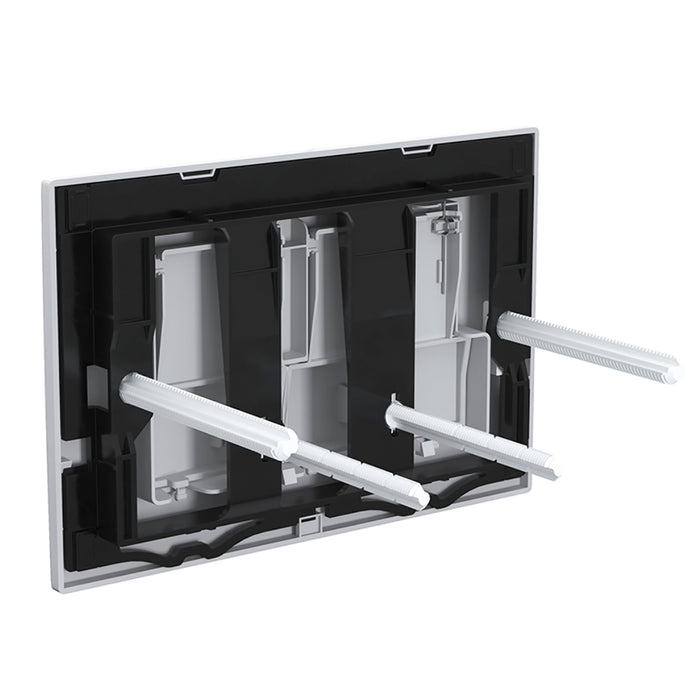 Luxury Concealed Toilet Cistern Flush Plate Kit for Skylo Wall Hung Frame (Chrome Silver, 245mm x 165mm)