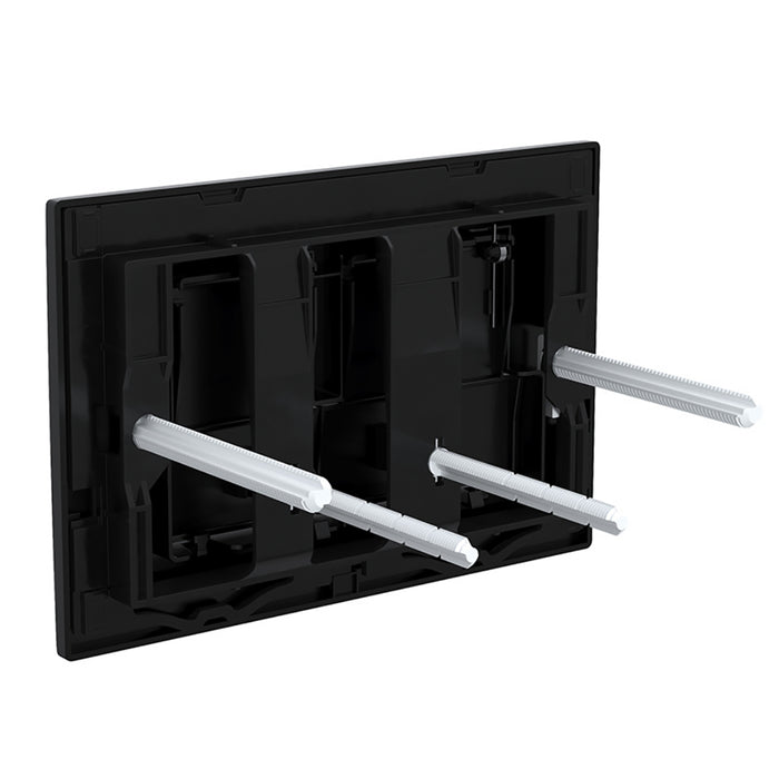 Luxury Concealed Toilet Cistern Flush Plate Kit for Skylo Wall Hung Frame (Matt Black, 245mm x 165mm)