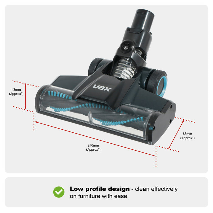 SPARES2GO VAX Brush Head ONEPWR Blade 3 & 4 Pet Dual 18v CLSV-B3KS CLSV-B4KS B3KP B4KP B4KC