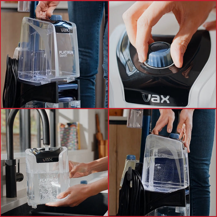 Vax Clean Water Tank Platinum SmartWash CDCW-SWXS Pet CDCW-SWXP Container