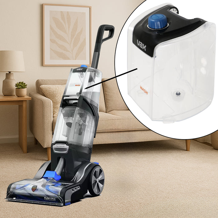 Vax Clean Water Tank Platinum SmartWash CDCW-SWXS Pet CDCW-SWXP Container