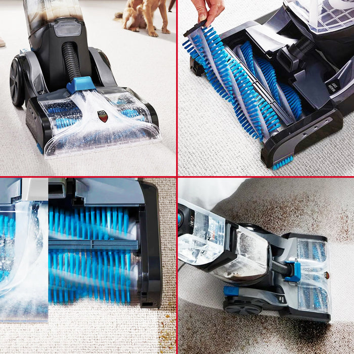 Brushbar and Endcap for Vax Platinum Smartwash CDCW-SWXS CDCW-SWXSRB CDCW-SWXP CDCW-SWXPRB Vacuum Brush Roll (13142420)