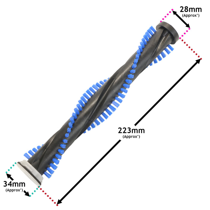 VAX Brushroll Bar & End Cap For ONEPWR Blade 3 Blade 4 Pet Car Vacuum Cleaners
