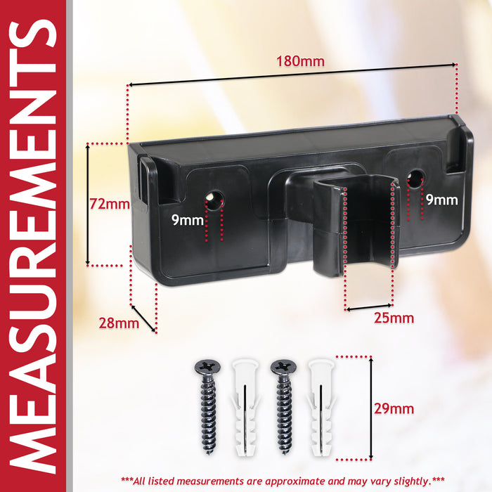 Wall Mounted Dock for VAX ONEPWR Blade 3 4 Pet & Car Dual Battery Vacuum Cleaner (1-4-14218.2)