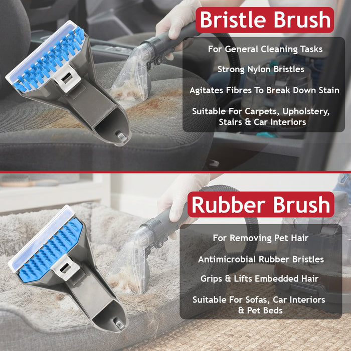 2 in 1 Upholstery & Pet Hair Brush Attachment For VAX Rapid Power Platinum Carpet Cleaners