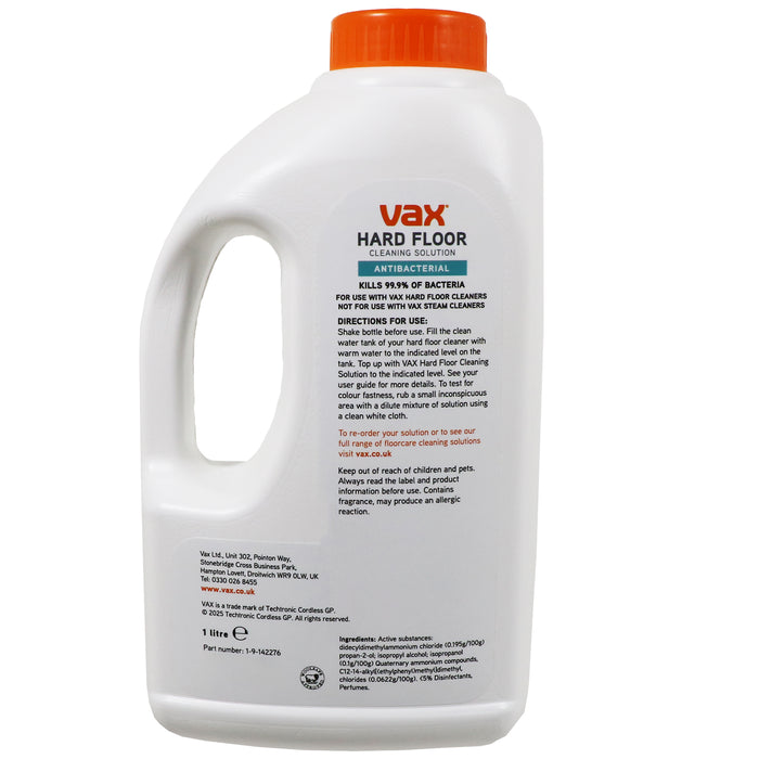 Vax Multi Floor Solution ONEPWR Glide Spotwash Spotless Go Hard Floor Carpet 1L x 4 19142276