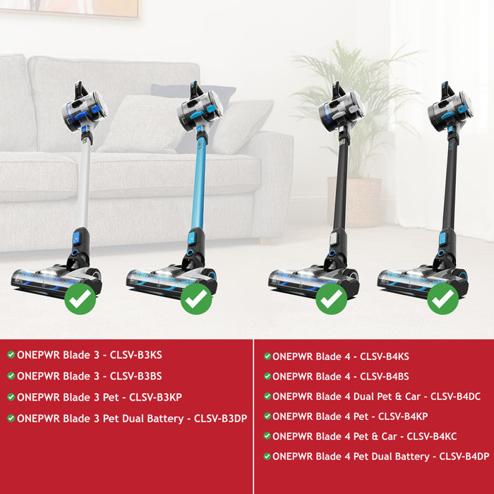Vax ONEPWR Blade 3 4 Mini Motorised Pet Tool Brush CLSV-B3BS CLSV-B4BS CLSV-B4KS