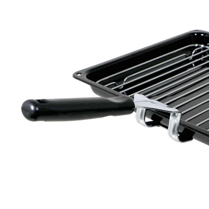 UNIVERSAL Oven Grill Pan Tray with Rack and Detachable Handle 360x290mm 20627919