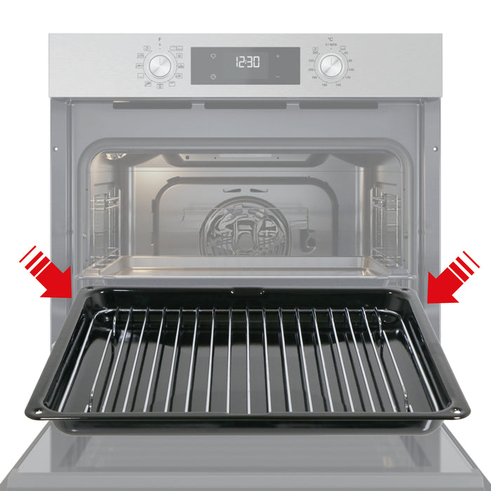 UNIVERSAL Oven Grill Pan Tray with Rack and Detachable Handle 360x290mm 20627919