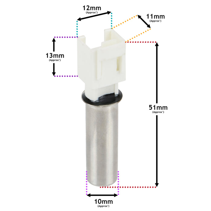 NTC Temperature Sensor Thermistor For Russell Hobbs Fits CDA Washing Machines