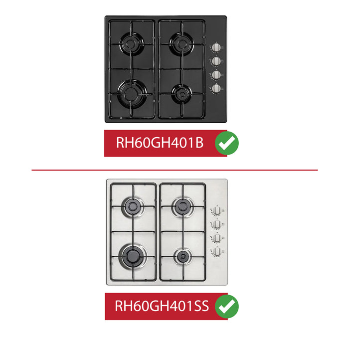 Russell Hobbs Pan Support Stand RH60GH401 RH60GH401B RH60GH401SS Gas Hob Cooker Grid Burner 460 x 215 mm x 2