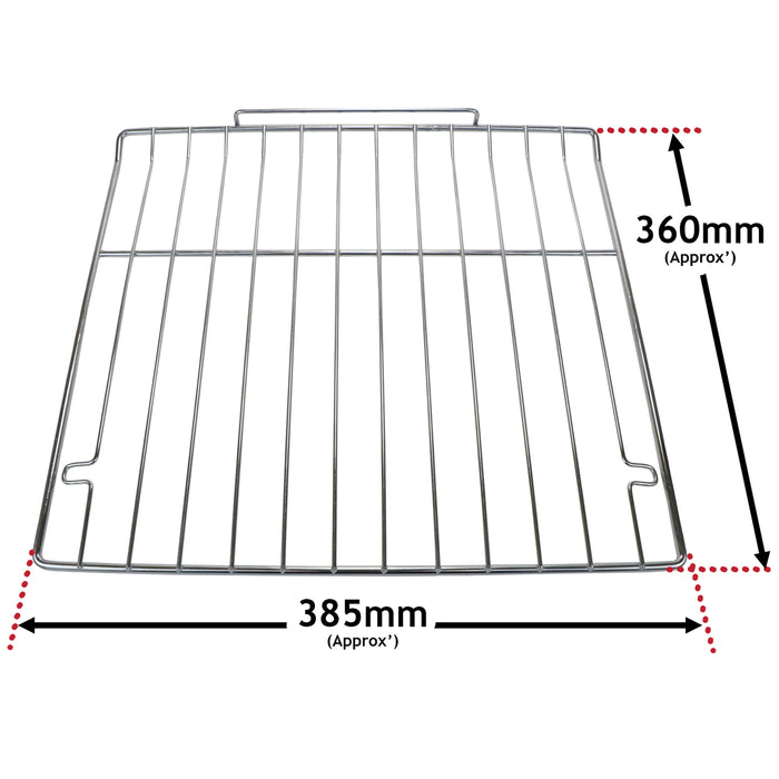 Wire Shelf Rack for Curry's Essentials CFSESV18 CFSEWH18 Oven Cooker 385mm x 360mm
